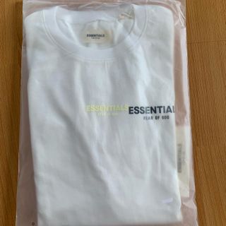 フィアオブゴッド(FEAR OF GOD)のESSENTIALS ホワイトロンT Msize 新品未使用 2019(Tシャツ/カットソー(七分/長袖))