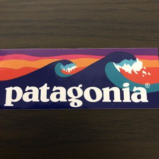 パタゴニア(patagonia)の【縦3.4cm横8.9cm】patagonia パタゴニア   公式ステッカー(その他)