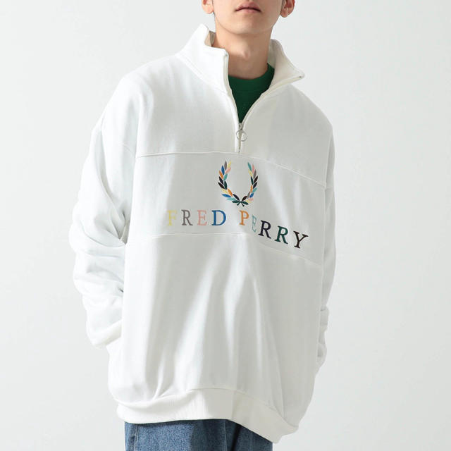 代引き不可 Fred Perry ハーフジップ 切替 90 Sロゴ 別注 Beams スウェット Slcp Lk 代引き不可 Fred Perry ハーフジップ 切替 90 Sロゴ 別注 Beams スウェット Slcp Lk