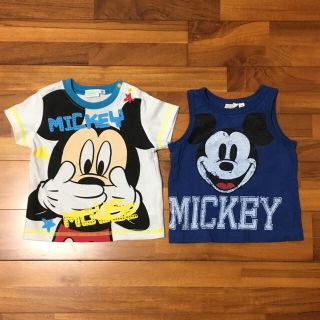 ディズニー(Disney)の【an.kt様専用】ミッキー&ベビドロンパ(Ｔシャツ)