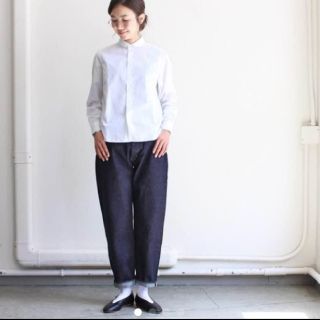 YAECA ヤエカ テーパード デニムパンツ size30/紺 ■■◎メンズ