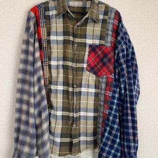 ニードルス(Needles)の［tommy様専用］Needles 再構築チェックシャツ 完売品 一点物(シャツ)