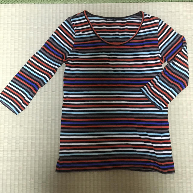 GU(ジーユー)のマルチボーダー Tシャツ レディースのトップス(Tシャツ(長袖/七分))の商品写真