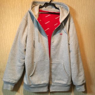 シュプリーム(Supreme)の Supreme small box logo thermal zip up(パーカー)