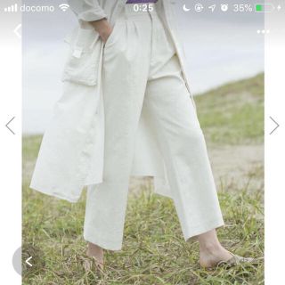 アメリヴィンテージ(Ameri VINTAGE)の※れーらさま Ameri 新作 リトルリネン  パンツ 19SS 定価以下(カジュアルパンツ)