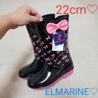 新品♡ELMARINE リボンの長靴♡(長靴/レインシューズ)