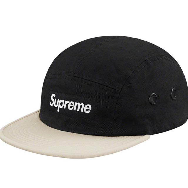 supreme 2-Tone Camp Cap キャップ 黒帽子