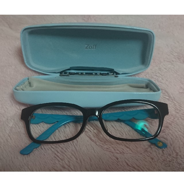Zoff(ゾフ)のメガネフレーム レディースのファッション小物(サングラス/メガネ)の商品写真
