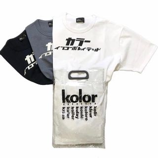 カラー(kolor)の定価2万 kolor カタカナTシャツ(Tシャツ/カットソー(半袖/袖なし))