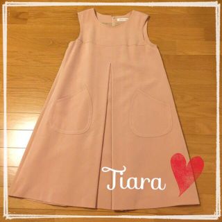 ティアラ(tiara)のTiara ノースリーブワンピース＊(ひざ丈ワンピース)