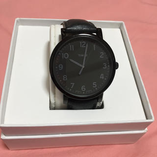 タイメックス(TIMEX)のTIMEX ブラック 腕時計(腕時計(アナログ))