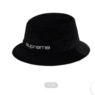 シュプリーム(Supreme)のcompact logo corduroy crusher  M/L(ハット)