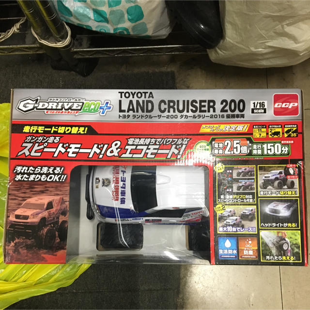 R/C G-DRIVE ECOプラス トヨタランドクルーザー200ダカールラリー エンタメ/ホビーのおもちゃ/ぬいぐるみ(トイラジコン)の商品写真