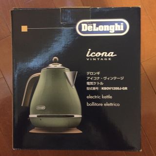 デロンギ(DeLonghi)の【新品未開封】デロンギ 電気ケトル(電気ケトル)