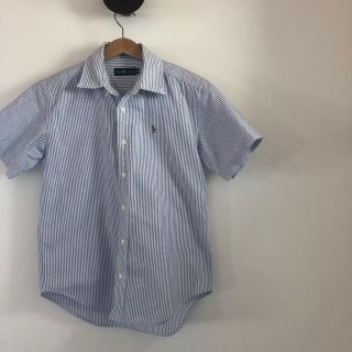 ラルフローレン(Ralph Lauren)のラルフローレン半袖シャツストライプ140(ブラウス)