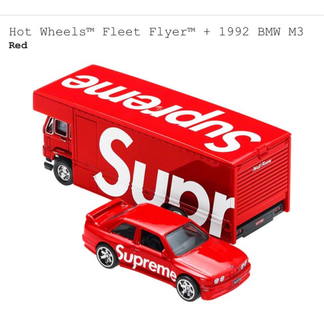 Supreme(シュプリーム)のsupreme Hot Wheels 1992 BMW M3 エンタメ/ホビーのおもちゃ/ぬいぐるみ(ミニカー)の商品写真