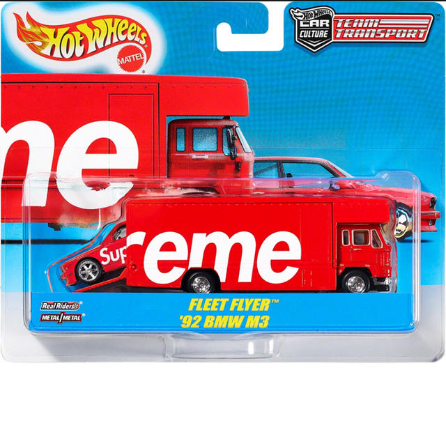 Supreme(シュプリーム)のhot wheels fleet flyer + 1992 BMW m3 エンタメ/ホビーのおもちゃ/ぬいぐるみ(ミニカー)の商品写真