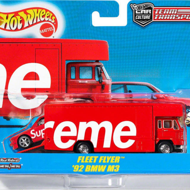 Supreme(シュプリーム)のHot Wheels™ Fleet Flyer™ + 1992 BMW M3 エンタメ/ホビーのおもちゃ/ぬいぐるみ(ミニカー)の商品写真