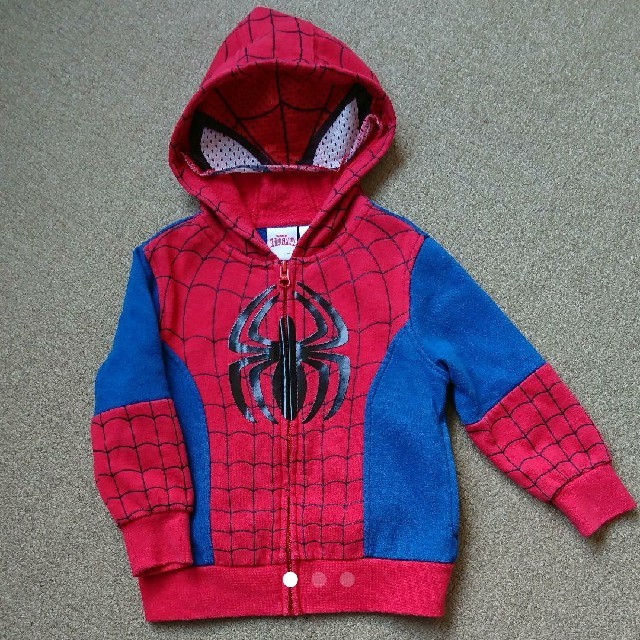 MARVEL(マーベル)のスパイダーマン キッズ パーカー キッズ/ベビー/マタニティのキッズ服男の子用(90cm~)(ジャケット/上着)の商品写真