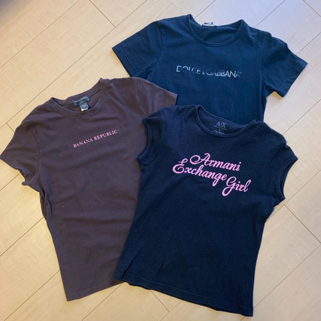 DOLCE&GABBANA(ドルチェアンドガッバーナ)のused Tシャツ 3枚 レディースのトップス(Tシャツ(半袖/袖なし))の商品写真