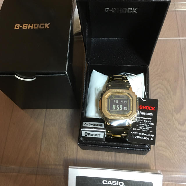 即納&大特価】 G-SHOCK - 新品 CASIO G-SHOCK GMW-B5000GD-9JF 腕時計
