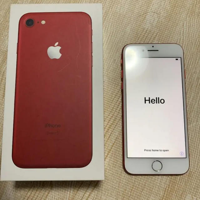 iPhone7 Red 128GB docomo