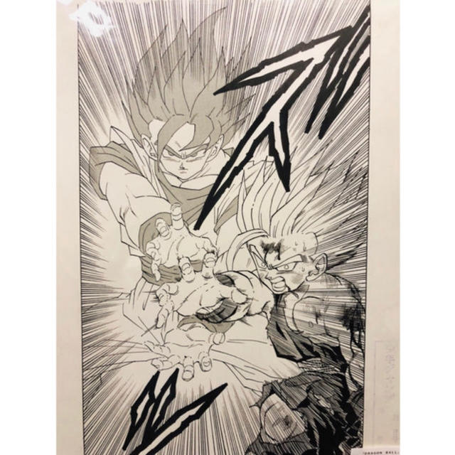 ドラゴンボール(ドラゴンボール)の【レア】ドラゴンボール 複製原画 2枚セット【ジャンプ展限定】 エンタメ/ホビーの漫画(イラスト集/原画集)の商品写真