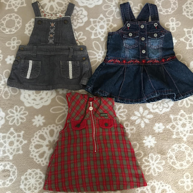 Branshes(ブランシェス)の女の子 まとめ売り 80サイズ キッズ/ベビー/マタニティのキッズ服女の子用(90cm~)(その他)の商品写真