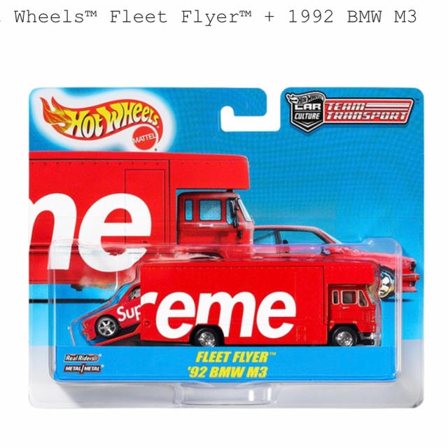 Supreme Hot Wheels BMW M3 ミニカー