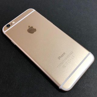 アイフォーン(iPhone)の美品 制限◎ iPhone6 64GB ゴールド ドコモ版 docomo   .(スマートフォン本体)