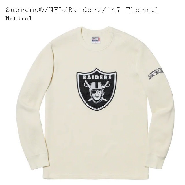 supreme NFL raiders thermal サーマル S