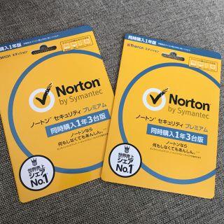 ノートン(Norton)のノートンセキュリティプレミアム2枚セット(PC周辺機器)