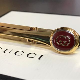 グッチ(Gucci)のグッチ ネクタイピン タイピン タイクリップ ボルドー(ネクタイピン)