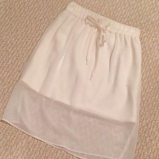 スナイデル(SNIDEL)のsnidel シースルースカート♡(ミニスカート)