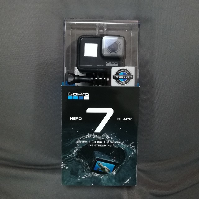 GoPro(ゴープロ)の【新品】GoPro HERO 7 Black CHDHX-701-FW スマホ/家電/カメラのカメラ(ビデオカメラ)の商品写真