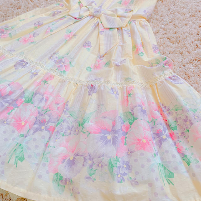 Angelic Pretty(アンジェリックプリティー)のシュガーパンジー3点セット🌼 レディースのワンピース(ひざ丈ワンピース)の商品写真