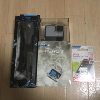 ゴープロ(GoPro)の新品 GoPro hero7 white 3点セット(ビデオカメラ)