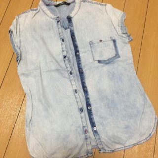 ザラ(ZARA)のZARAヴィンテージ風ボタンシャツ★(シャツ/ブラウス(半袖/袖なし))