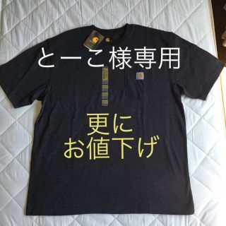 カーハート(carhartt)の◆carhartt◆カーハート  半袖Tシャツ 新品 チャコールグレー Lサイズ(Tシャツ/カットソー(半袖/袖なし))