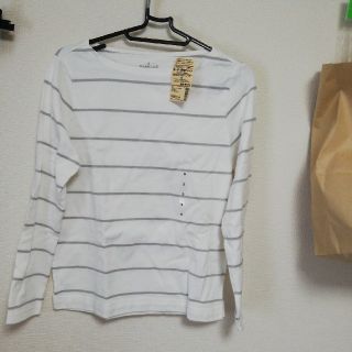 ムジルシリョウヒン(MUJI (無印良品))のボーダー長袖Tシャツ(Tシャツ(長袖/七分))