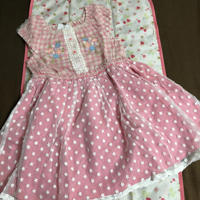 Souris(スーリー)の未使用  souris  ワンピース  120 キッズ/ベビー/マタニティのキッズ服女の子用(90cm~)(ワンピース)の商品写真