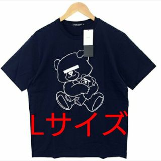 アンダーカバー(UNDERCOVER)の【Lサイズ】ネイビー  UNDERCOVER 目線入り くま Tシャツ tee(Tシャツ/カットソー(半袖/袖なし))