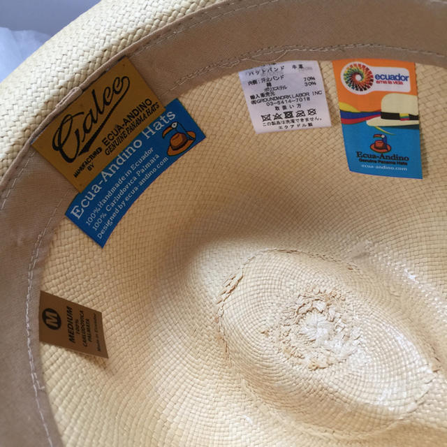 CALEE(キャリー)の定価15120円！完売Calee キャリー パナマハット 帽子 CAP キャップ メンズの帽子(ハット)の商品写真