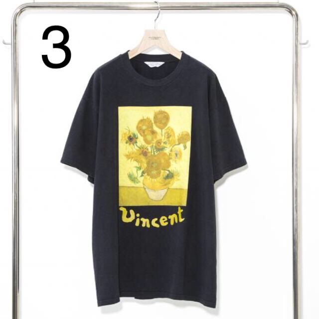 UNUSED(アンユーズド)の3 UNUSED Van Gogh Museum short sleevetee メンズのトップス(Tシャツ/カットソー(半袖/袖なし))の商品写真