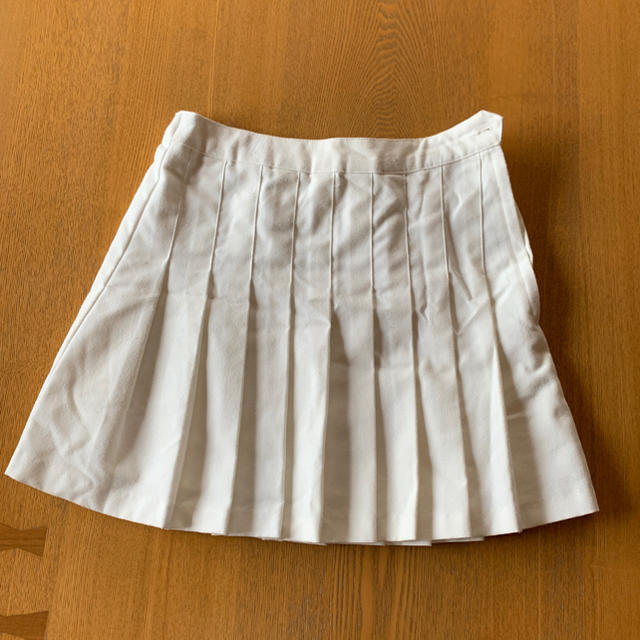 WEGO(ウィゴー)のテニスプリーツスカート ミニスカート 白 レディースのスカート(ミニスカート)の商品写真