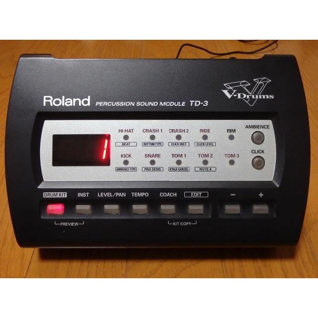 Roland(ローランド)の【送料無料】Roland ローランド V-Drums TD-３ 電子ドラムセット 楽器のドラム(電子ドラム)の商品写真