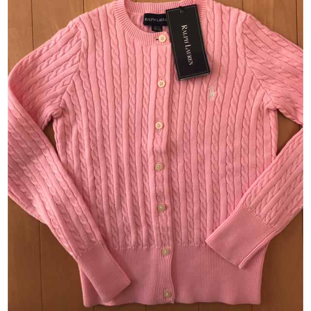 Ralph Lauren(ラルフローレン)のラルフローレン 新品 カーディガン キッズ/ベビー/マタニティのキッズ服女の子用(90cm~)(カーディガン)の商品写真