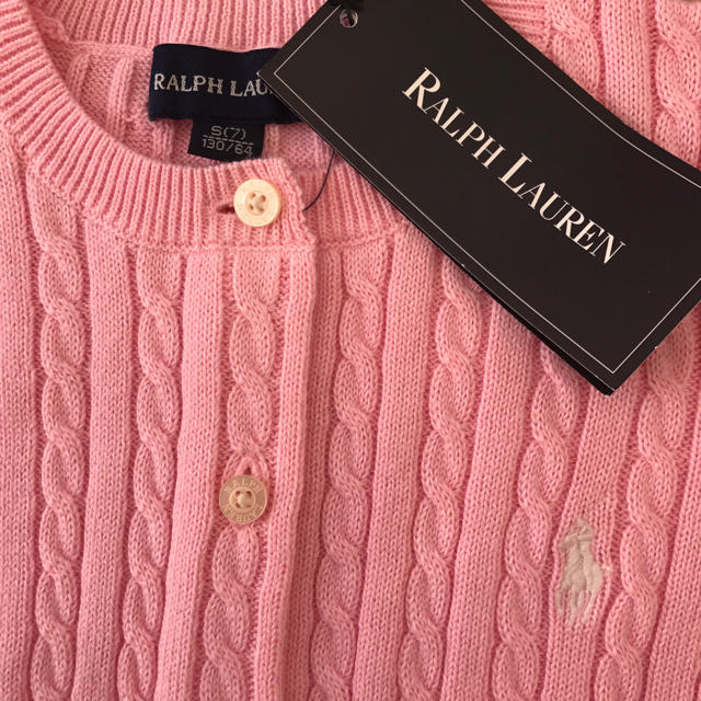 Ralph Lauren(ラルフローレン)のラルフローレン 新品 カーディガン キッズ/ベビー/マタニティのキッズ服女の子用(90cm~)(カーディガン)の商品写真