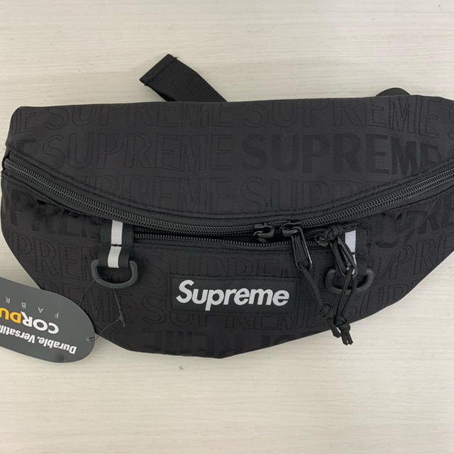 supreme Waist Bag 19ss black 1