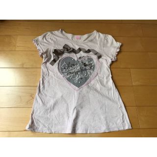 メゾピアノジュニア(mezzo piano junior)のメゾピアノ Tシャツ カットソー ピンク 150(Tシャツ/カットソー)